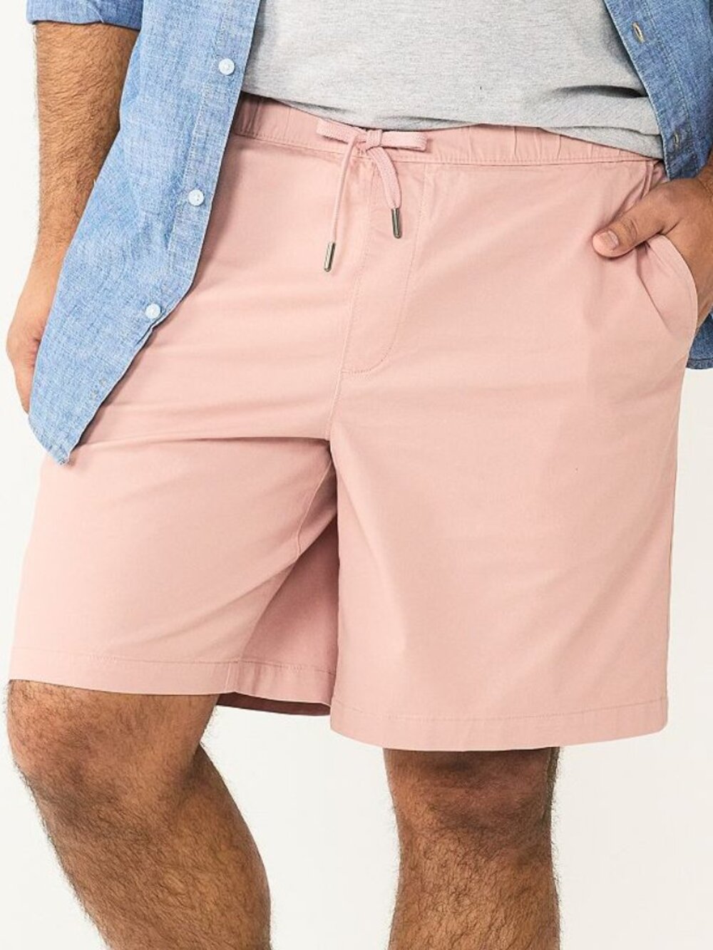 Men's Sonoma Goods For Life Big & Tall Casual Pull-On Shorts - Lila - 48 - NWT